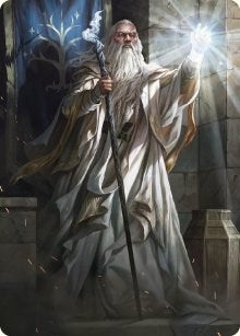 Gandalf the White Art Card (Art Series: Universes Beyond: The Lord of the Rings: Tales of Middle-earth) (3)
