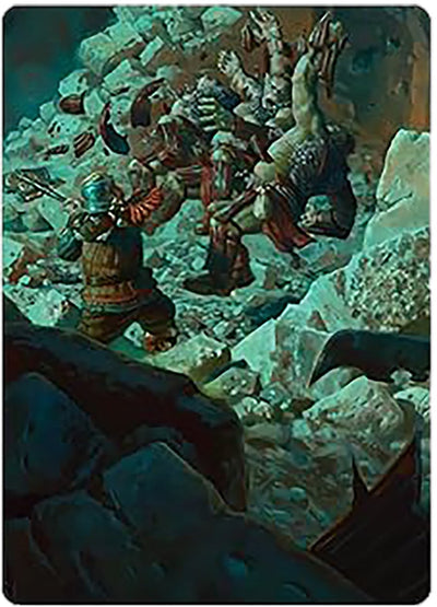 Gimli's Reckless Might Art Card (Art Series: Universes Beyond: The Lord of the Rings: Tales of Middle-earth) (4)