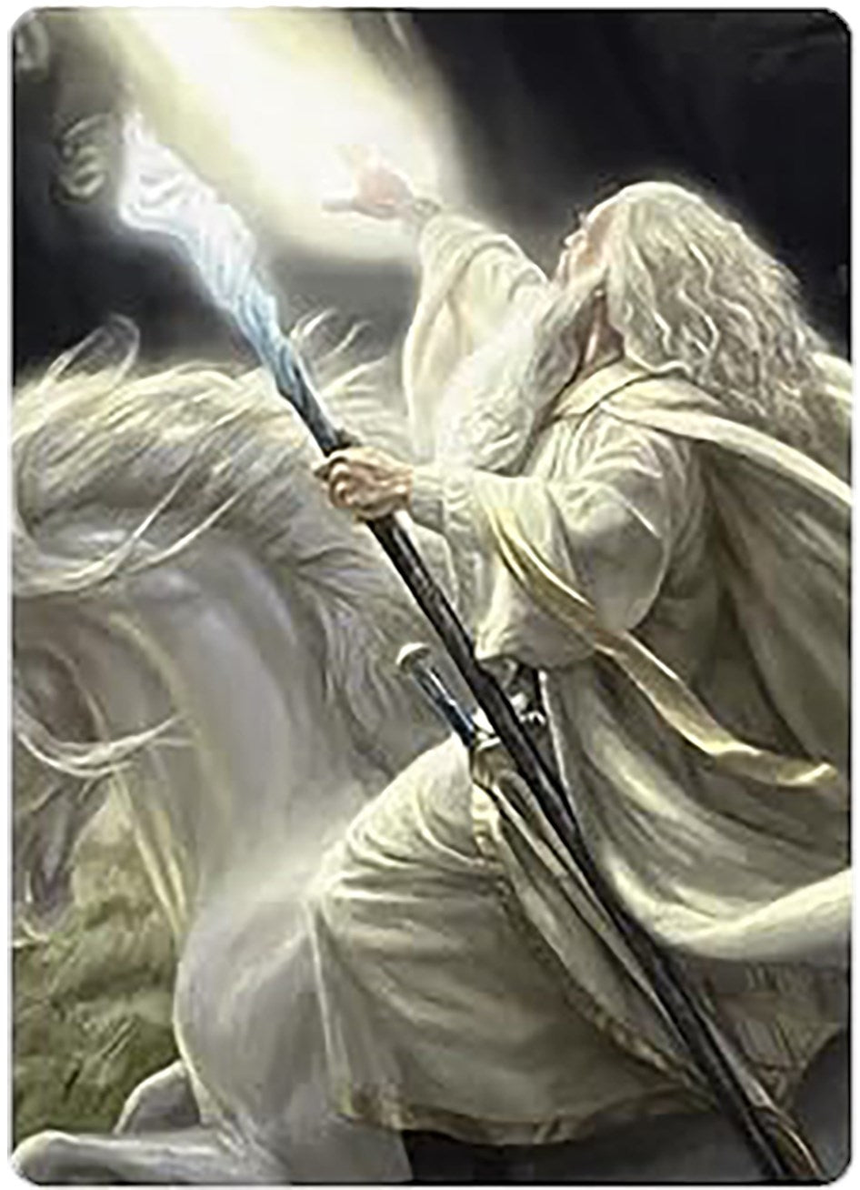 Gandalf of the Secret Fire Art Card (Art Series: Universes Beyond: The Lord of the Rings: Tales of Middle-earth) (17)