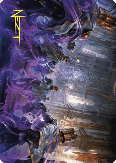 Eerie Interference Art Card (Gold-Stamped Signature) (Art Series: Wilds of Eldraine) (4)