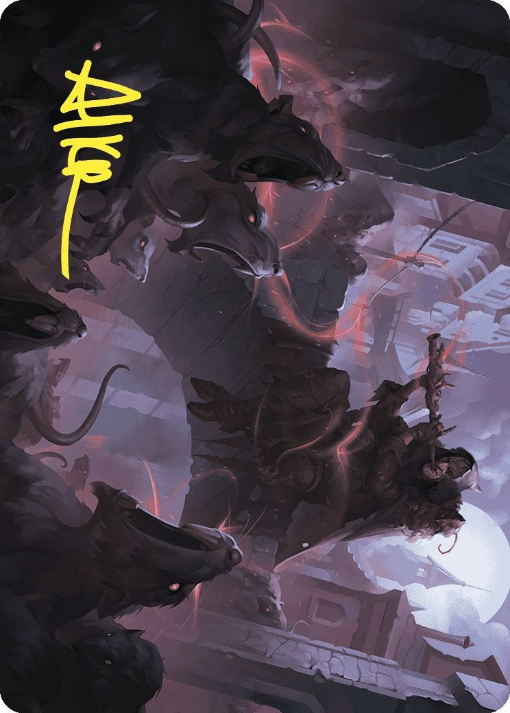 Gnawing Crescendo Art Card (Gold-Stamped Signature) (Art Series: Wilds of Eldraine) (17)