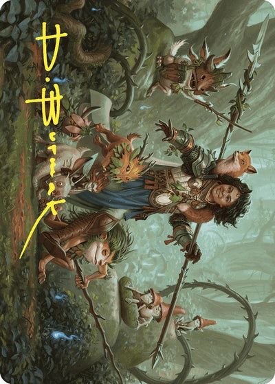 Ellivere of the Wild Court Art Card (Gold-Stamped Signature) (Art Series: Wilds of Eldraine) (49)