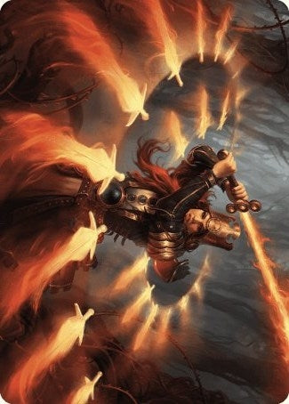 Heartflame Duelist Art Card (Art Series: Wilds of Eldraine) (38)