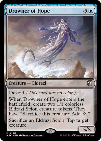 Drowner of Hope (Ripple Foil) (Commander: Modern Horizons 3) (182)