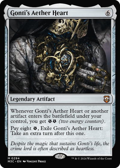 Gonti's Aether Heart (Ripple Foil) (Commander: Modern Horizons 3) (294)