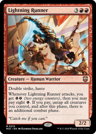 Lightning Runner (Ripple Foil) (Commander: Modern Horizons 3) (215)