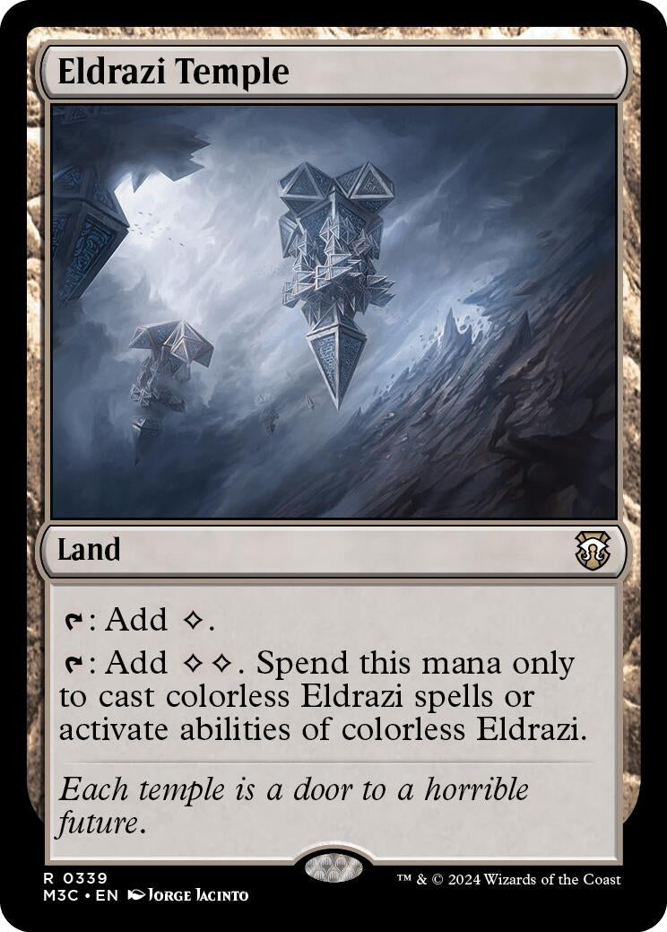 Eldrazi Temple (Ripple Foil) (Commander: Modern Horizons 3) (339)