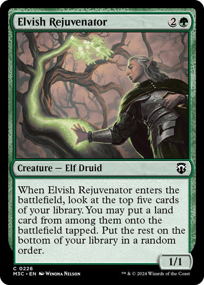 Elvish Rejuvenator (Ripple Foil) (Commander: Modern Horizons 3) (226)