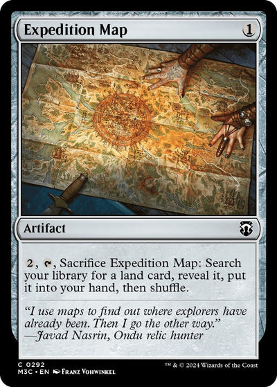Expedition Map (Ripple Foil) (Commander: Modern Horizons 3) (292)