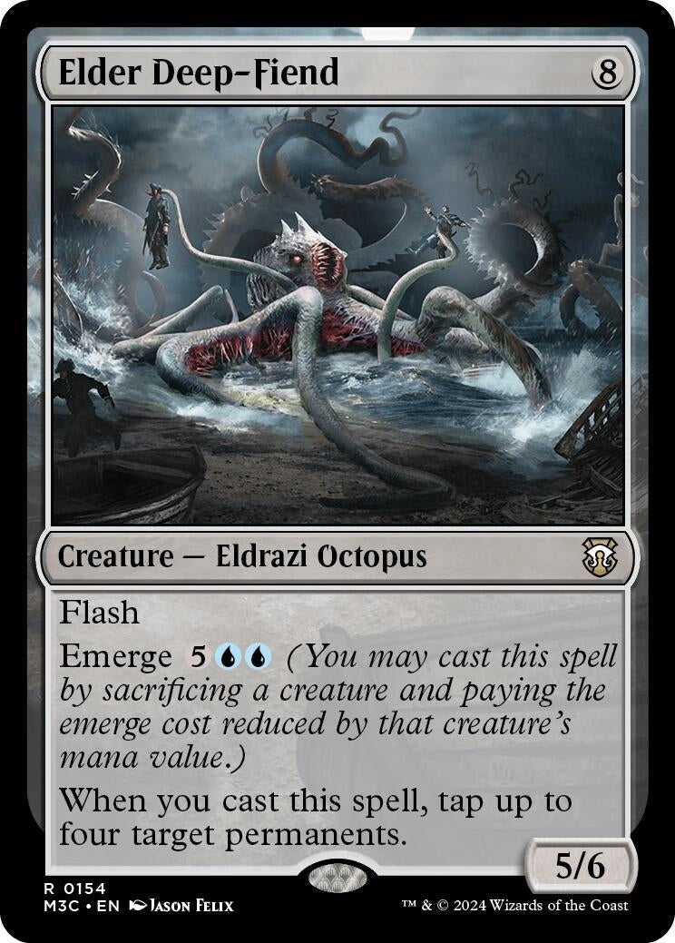 Elder Deep-Fiend (Ripple Foil) (Commander: Modern Horizons 3) (154)