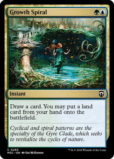 Growth Spiral (Ripple Foil) (Commander: Modern Horizons 3) (265)