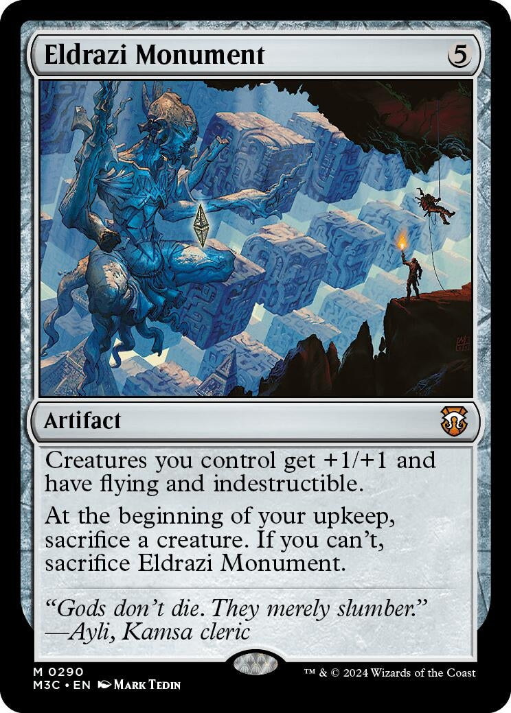 Eldrazi Monument (Ripple Foil) (Commander: Modern Horizons 3) (290)