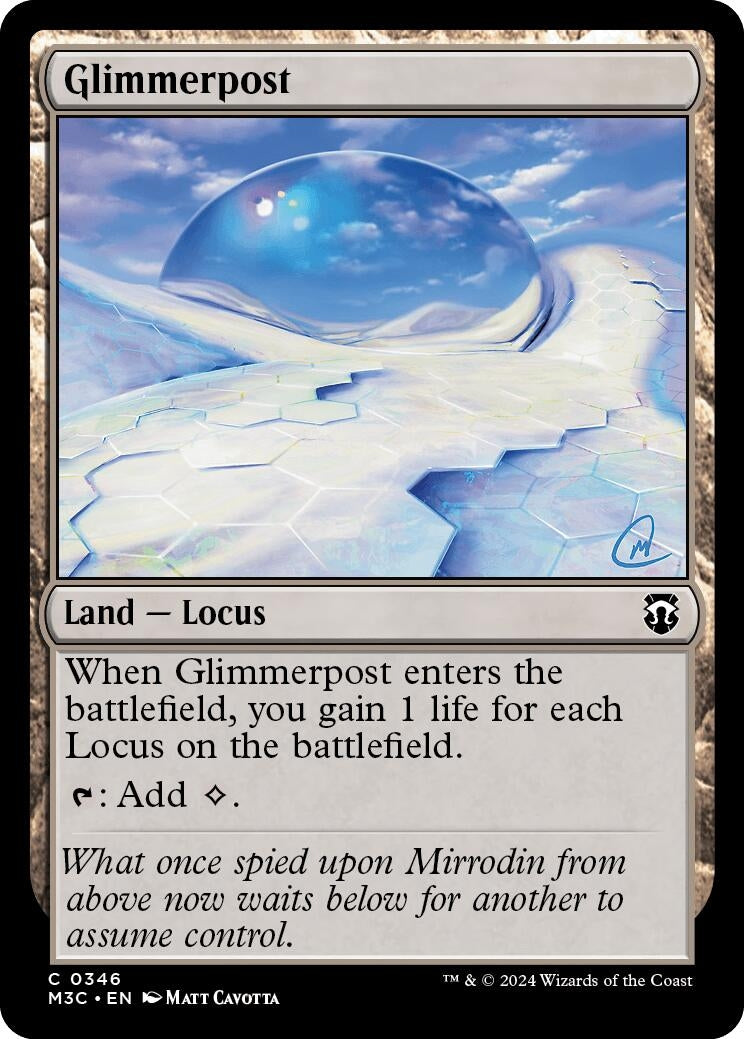 Glimmerpost (Ripple Foil) (Commander: Modern Horizons 3) (346)