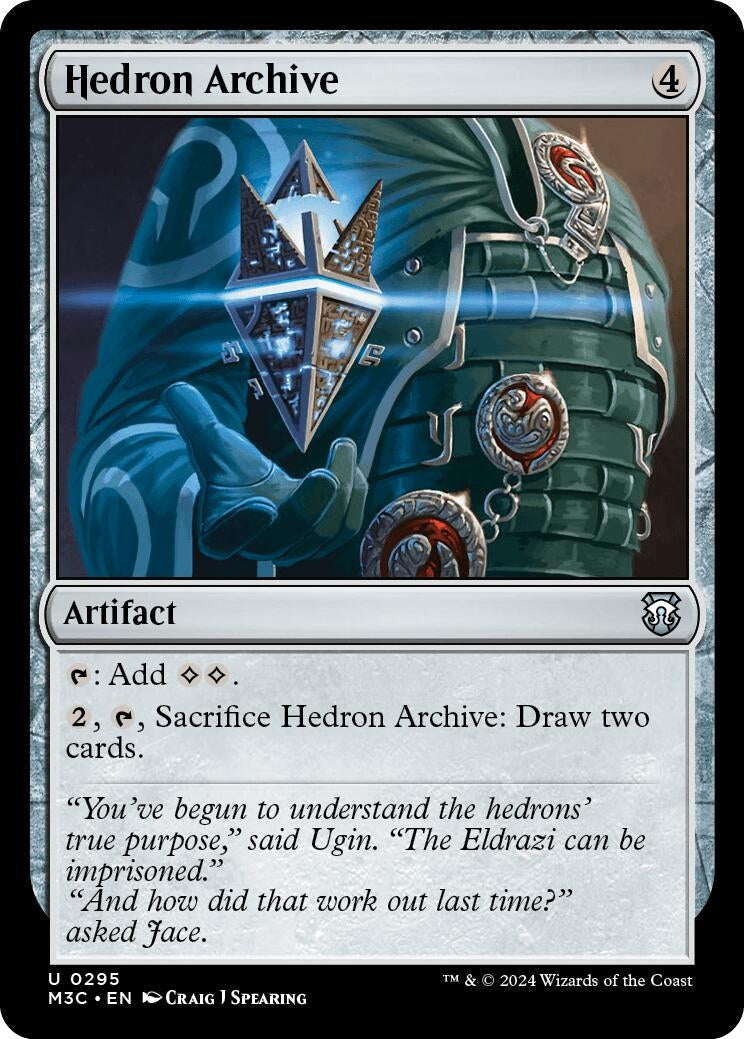 Hedron Archive (Ripple Foil) (Commander: Modern Horizons 3) (295)