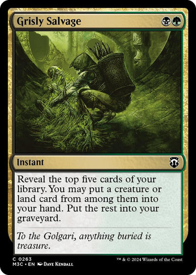 Grisly Salvage (Ripple Foil) (Commander: Modern Horizons 3) (263)
