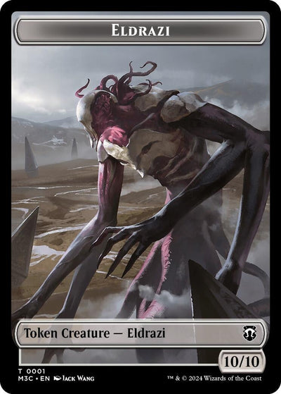 Eldrazi (Ripple Foil) // Spirit Double-Sided Token (Commander: Modern Horizons 3) (1 // 5)