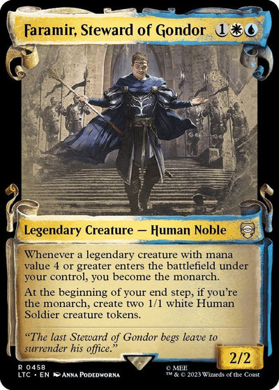Faramir, Steward of Gondor (Showcase Scrolls) (Commander: The Lord of the Rings: Tales of Middle-earth) (458)