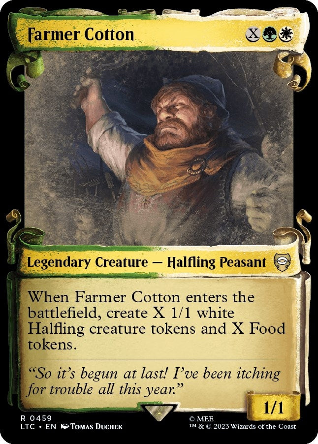 Farmer Cotton (Showcase Scrolls) (Commander: The Lord of the Rings: Tales of Middle-earth) (459)