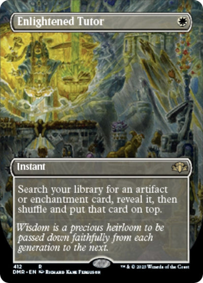 Enlightened Tutor (Borderless) (Dominaria Remastered) (412)