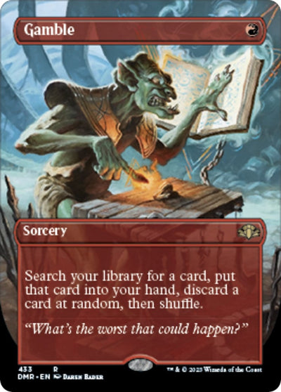 Gamble (Borderless) (Dominaria Remastered) (433)