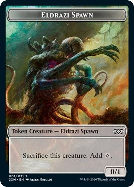 Eldrazi Spawn // Germ Double-Sided Token (Double Masters) (1 // 10)