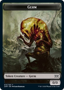 Germ // Wolf Double-Sided Token (Double Masters) (10 // 19)