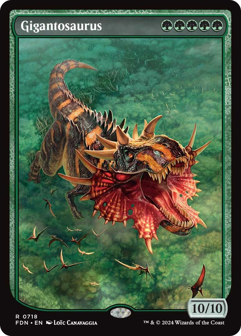 Gigantosaurus (Full Art) (Foundations) (718)