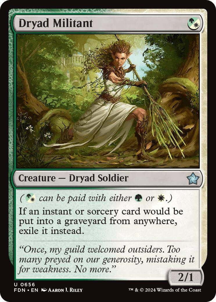 Dryad Militant (Foundations) (656)