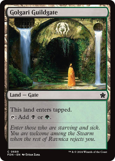 Golgari Guildgate (Foundations) (689)