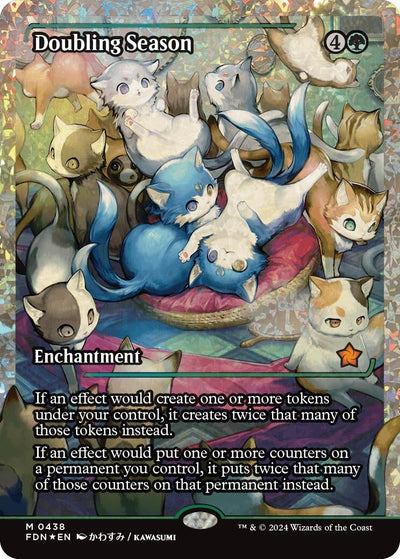 Doubling Season (Showcase) (Fracture Foil) (Foundations) (438)