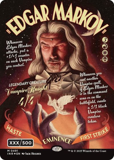 Edgar Markov (Showcase) (Serial Numbered) (Double Rainbow Foil) (Innistrad Remastered) (491)