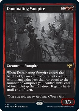 Dominating Vampire (Innistrad: Double Feature) (421)