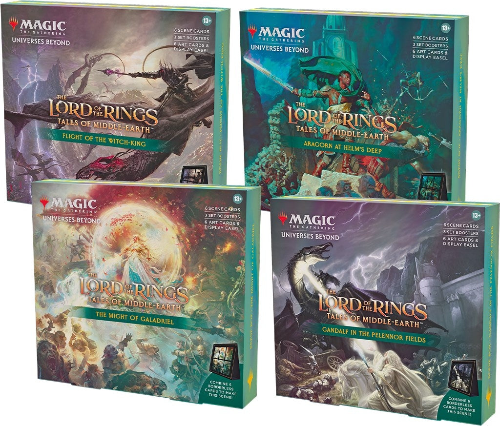The Lord of the Rings: Tales of Middle-earth Scene Boxes [Set of 4] (LTR)