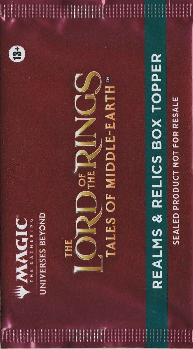 Universes Beyond: The Lord of the Rings: Tales of Middle-earth - Realms & Relics Box Topper Pack (LTR)