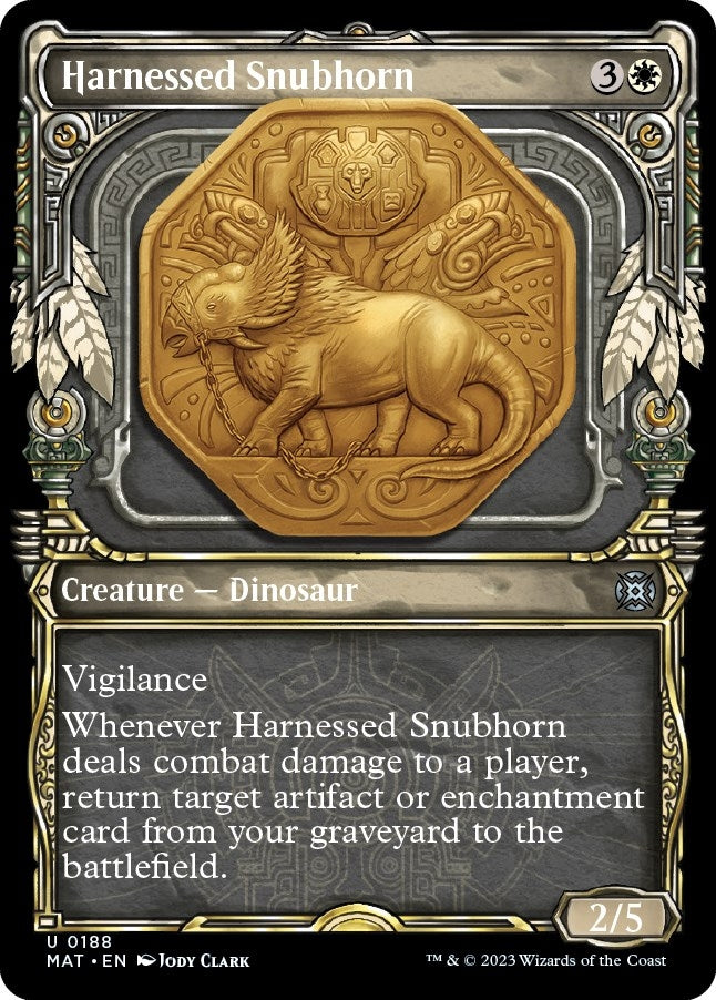 Harnessed Snubhorn (Halo Foil) (March of the Machine: The Aftermath) (188)