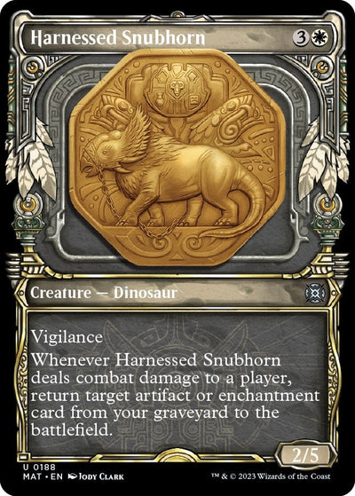 Harnessed Snubhorn (Halo Foil) (March of the Machine: The Aftermath) (188)