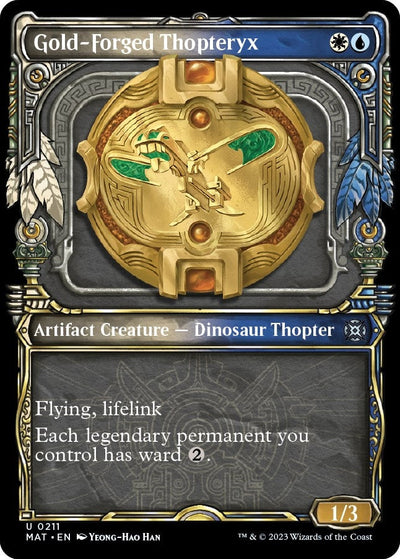 Gold-Forged Thopteryx (Halo Foil) (March of the Machine: The Aftermath) (211)