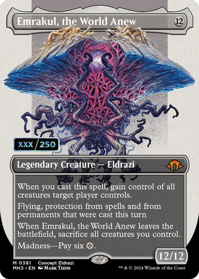 Emrakul, the World Anew (Borderless) (Serial Numbered) (Modern Horizons 3) (381)