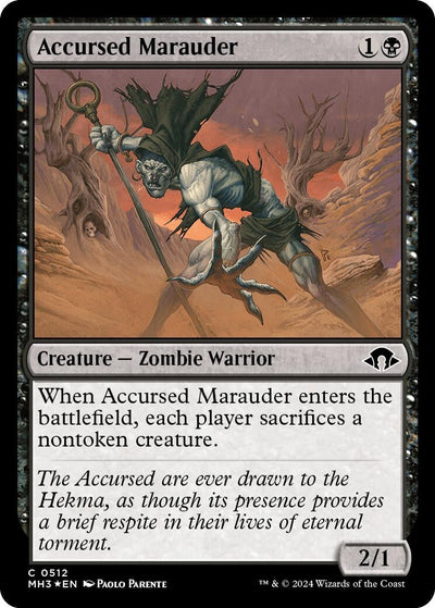 Accursed Marauder (Ripple Foil) (Modern Horizons 3) (512)