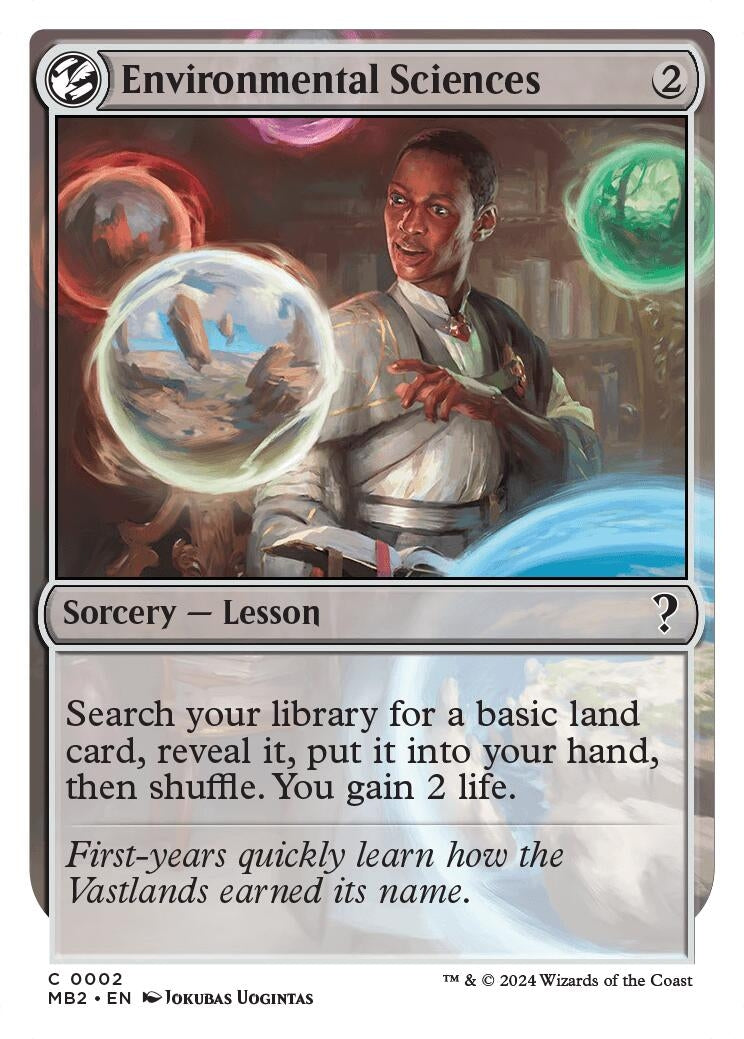 Environmental Sciences (White Border) (Mystery Booster 2) (2)