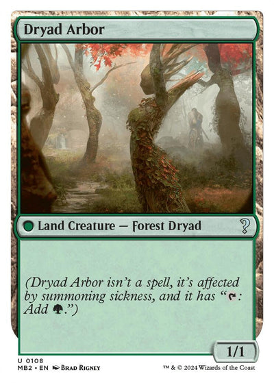 Dryad Arbor (White Border) (Mystery Booster 2) (108)