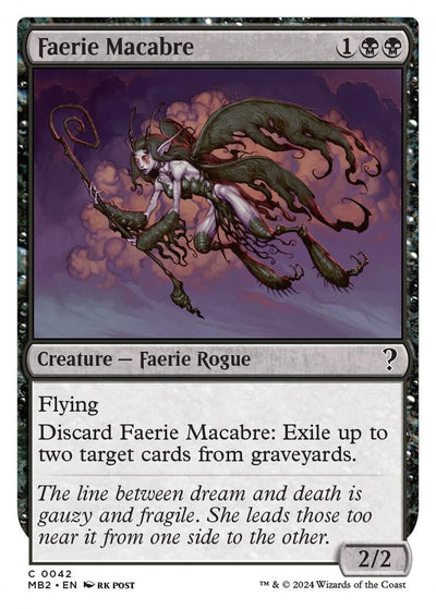 Faerie Macabre (White Border) (Mystery Booster 2) (42)