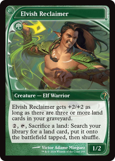 Elvish Reclaimer (Future Sight) (Mystery Booster 2) (205)
