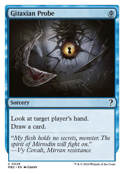 Gitaxian Probe (White Border) (Mystery Booster 2) (28)