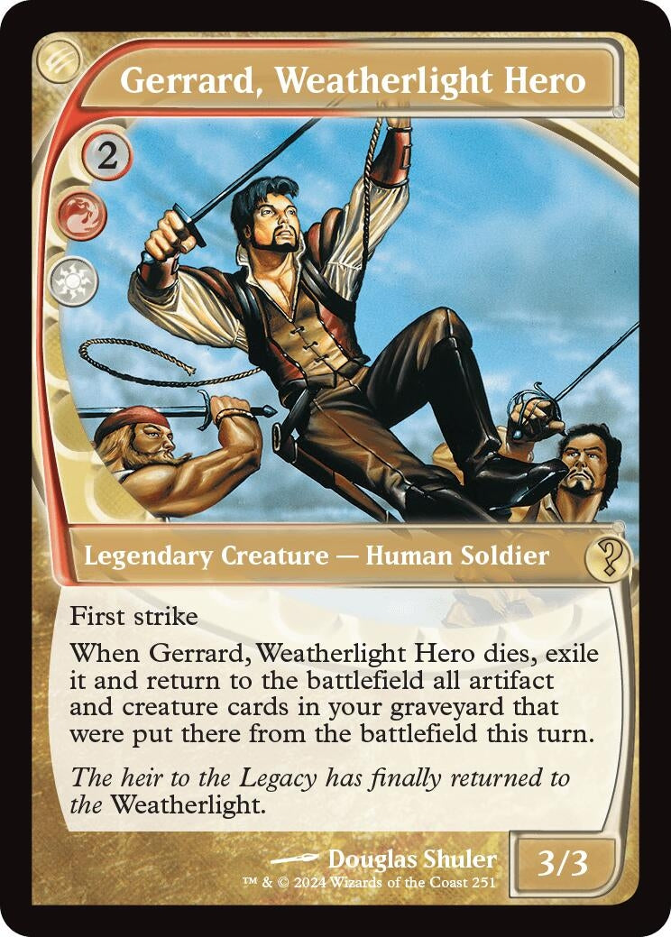 Gerrard, Weatherlight Hero (Future Sight) (Mystery Booster 2) (251)
