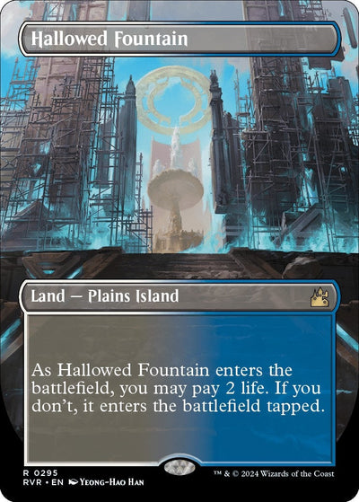 Hallowed Fountain (Borderless) (Ravnica Remastered) (295)