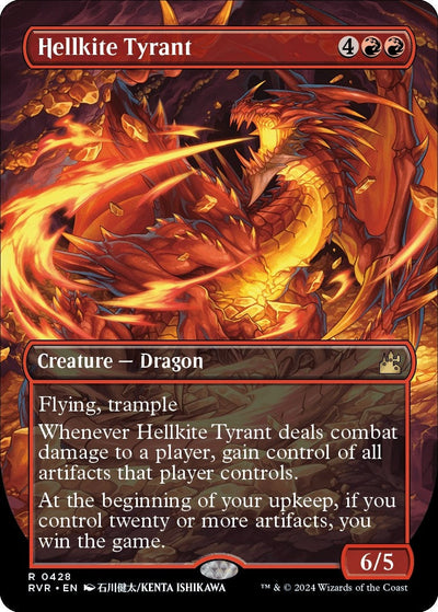 Hellkite Tyrant (Anime Borderless) (Ravnica Remastered) (428)