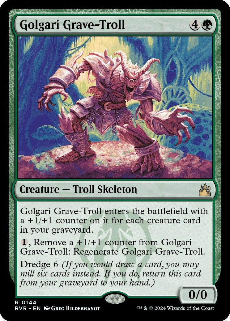 Golgari Grave-Troll (Ravnica Remastered) (144)