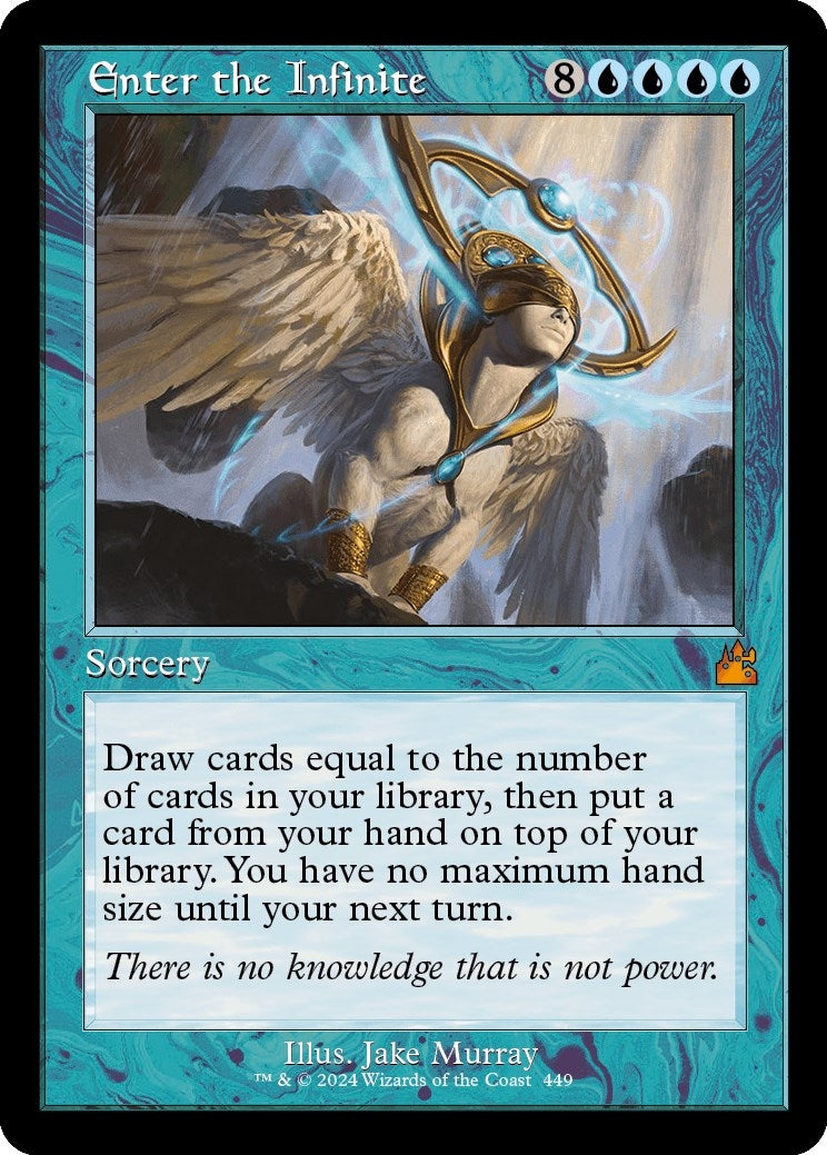 Enter the Infinite (Retro Frame) (Ravnica Remastered) (449)