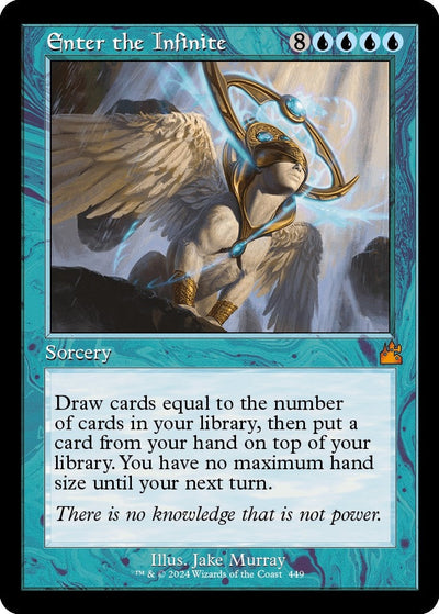 Enter the Infinite (Retro Frame) (Ravnica Remastered) (449)